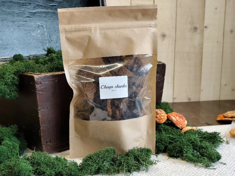 Wild Chaga Chunks Cleaned And Pure 200 gr